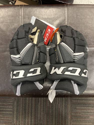 Black New CCM 13" Super Tacks Gloves