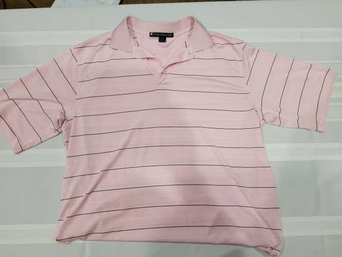 Pink/White/Black Adult Men's Used XL Chase Edward Golf Shirt