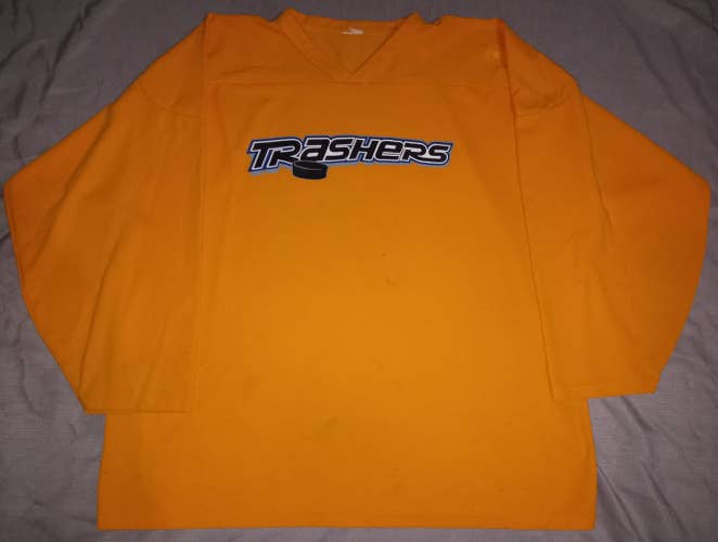 Danbury Trashers XXL Practice Used Hockey Jersey Pro Stock UHL