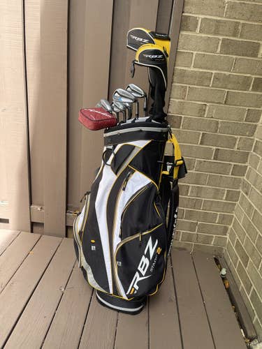 TaylorMade RBZ STAGE 2 Complete Full Set Stiff Flex Right Handed