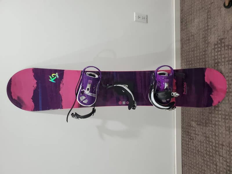 K2 DUCHESS 143 ×SIMS LINK REBORN M K2 Duchess Women's Snowboard 140 CM | SidelineSwap | Buy and Sell