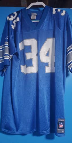 2000's Detroit Lions James Stewart #34 Men's XL Reebok Jersey