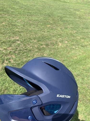 Blue Used Medium/Large Easton Elite X Batting Helmet
