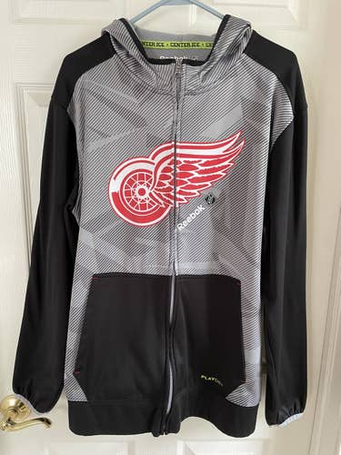Detroit Red Wings Reebok PlayDry Hoodie