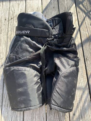 Black Senior Medium Bauer  Supreme One35 Hockey Pants