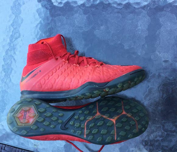 Red Men's Turf Cleats Nike Hypervenoms Cleats