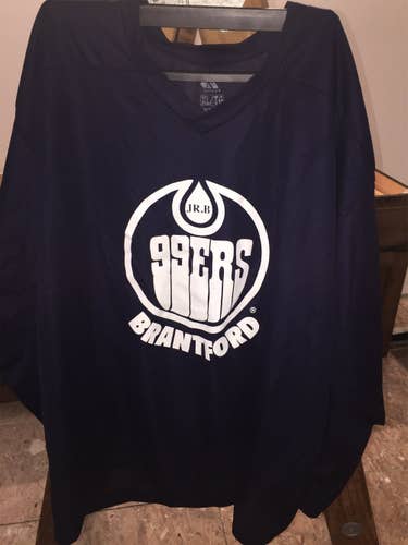 #14 DARK BLUE  BRANDFORD 99ERS  PRACTICE JERSEY