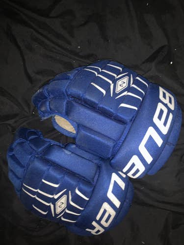 Blue Senior Bauer 13"  Nexus Team Gloves