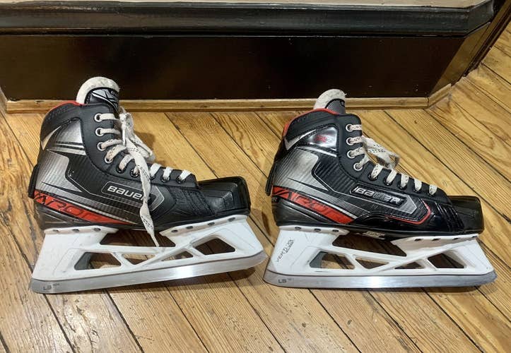 Used Bauer Regular Width Size 8 Vapor x2.7 Goalie Skates