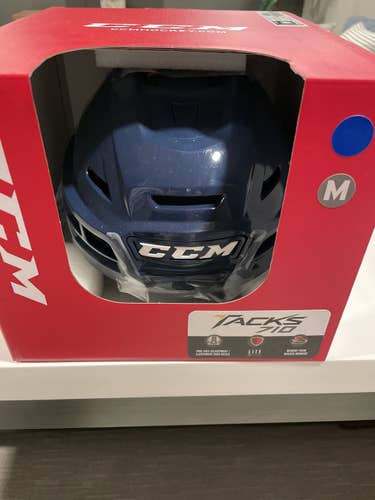 Blue New Medium CCM  Tacks 710 Helmet