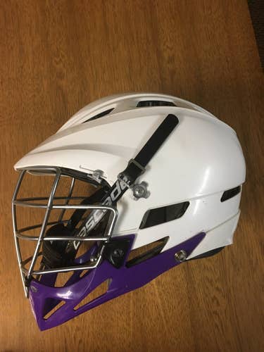 White Used Adult Player's Cascade Pro-7 Helmet