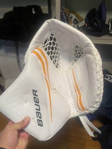 White Senior Used Bauer Regular 2X Pro Pro Stock
