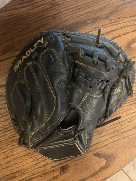Black Used Kid Pitch (9YO-13YO) Other Right Hand Throw Catcher's Baseball Glove 11.5"