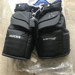 Black New Junior XL Vaughn Ventus LT68 Hockey Goalie Pants