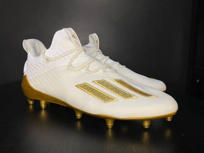 Adidas Adizero White And Gold Size 10.5