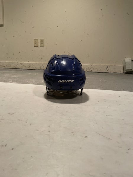 Blue Used Large Bauer Re-Akt Helmet
