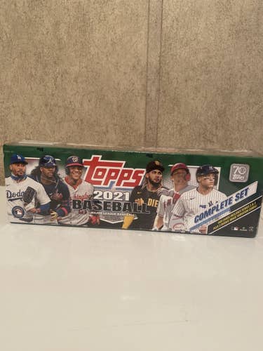 2021 Topps Complete Set Baseball Factory Sealed Hobby Box- Series 1 & 2- 660 Ct.
