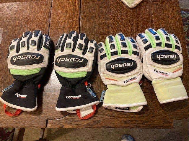 2 Pairs Reusch Junior racing Gloves