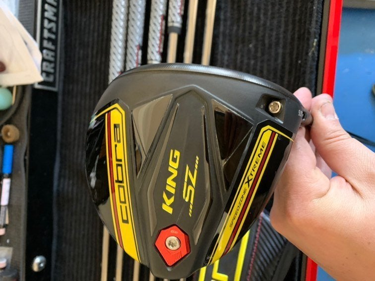 Used Men's Cobra Right Handed King SpeedZone Xtreme Driver Stiff Flex Adjustable Loft