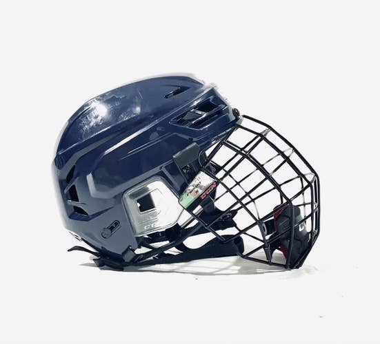 Like New Small CCM Resistance Pro Stock Helmet w/Cage - Navy
