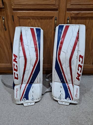 Used Junior 26" CCM Premier R1.5 Goalie Leg Pads