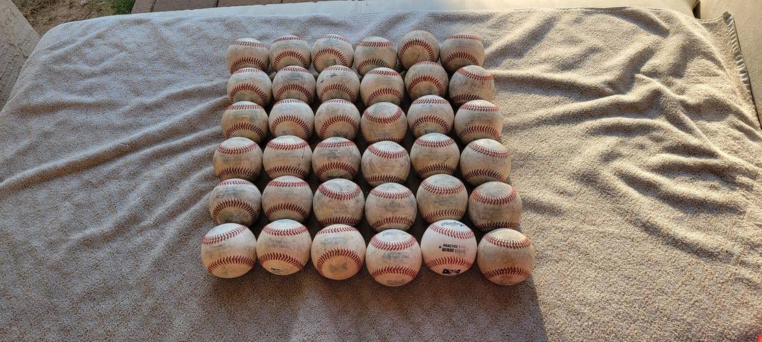 Used Rawlings Baseballs 36 Pack (3 Dozen)