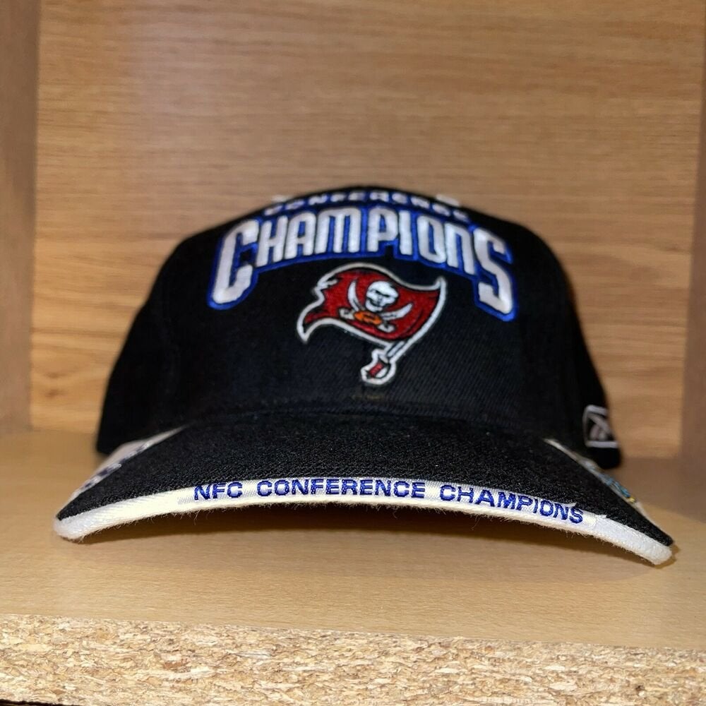 2002 NFC Conference Champion Super Bowl Xxxvii Tampa Bay Buccaneers Hat Reebok