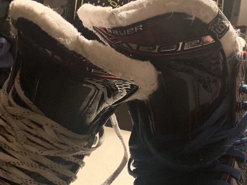 Junior Used Bauer Vapor XLTX Pro+ Skates Size 6.5, width D, with Step Steel blade pair included