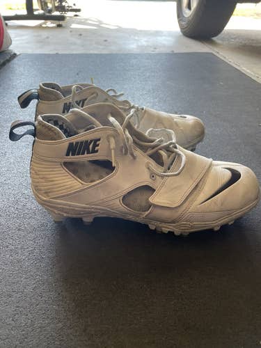 Nike Huarache White Mens 10.5 Lacrosse cleats