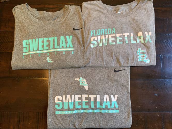 Lot: (3) Sweetlax Florida Nike Dri-Fit Shirts