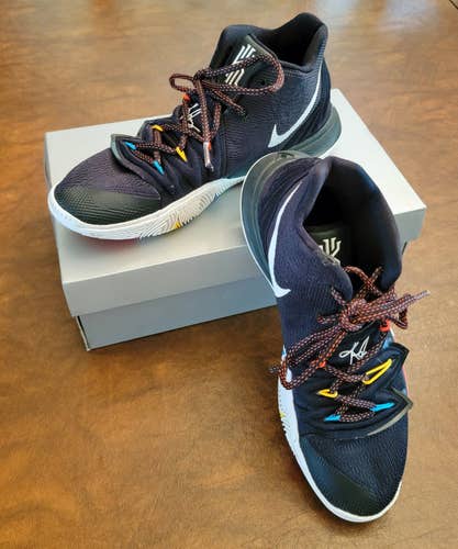 Black Used Men's Size 9.0 (Women's 10) Nike Kyrie 1 Shoes
