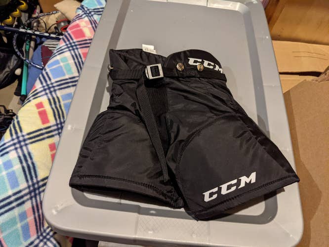 Black Youth New Small CCM LTP Hockey Pants