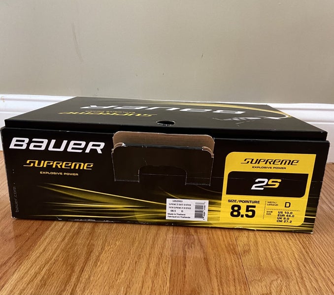Senior Bauer Regular Width Size 8.5 Supreme 2S Hockey Skates