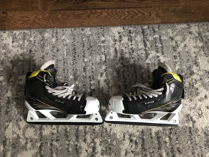 CCM Tacks Hockey Goalie Skates (Size 7D)