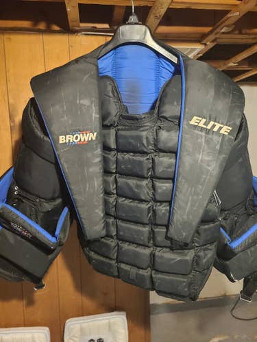 Senior Used XL Brown JB551 Goalie Chest Protector