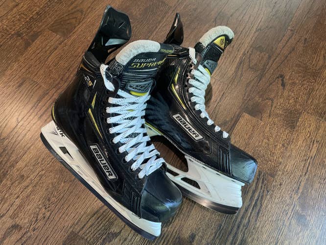 Senior Used Bauer Supreme 2S Pro Sz 9D Hockey Skates Regular Width