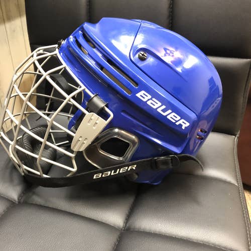 Royal Blue Medium Bauer 4500 Helmet