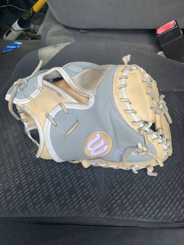 Gray High School/College Catcher's 33.5" A2000 Baseball Glove