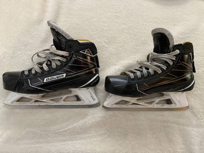 Used Bauer Regular Width Size 4.5 Supreme 1S Hockey Goalie Skates