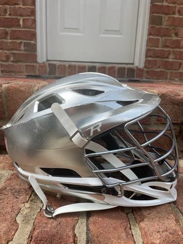 Cascade R Helmet, chrome & white