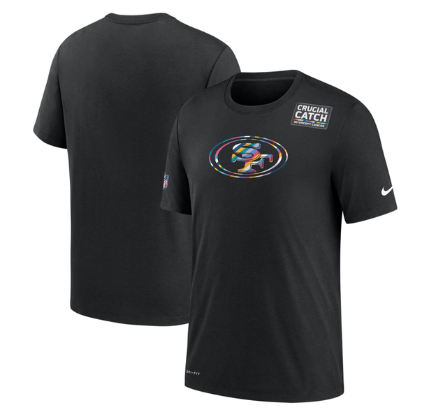 Nike Men's Dri-Fit Sideline Team (NFL San Francisco 49ers) T-Shirt in Red, Size: Large | 00LS6DL73-076