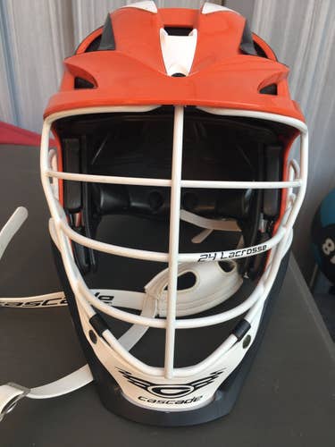 Orange New Youth Player's Cascade S Helmet