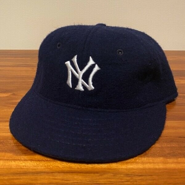 New York Yankees Hat Baseball Cap Fitted 7 1/2 Mitchell & Ness