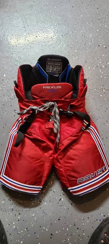 Red Junior Used Small Bauer Nexus 800 Hockey Pants
