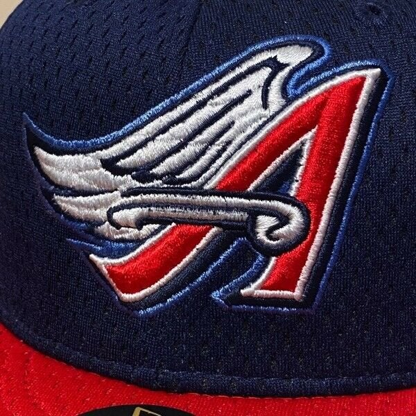 California Angels Hat Baseball Cap Fitted 7 3/8 New Era Vintage