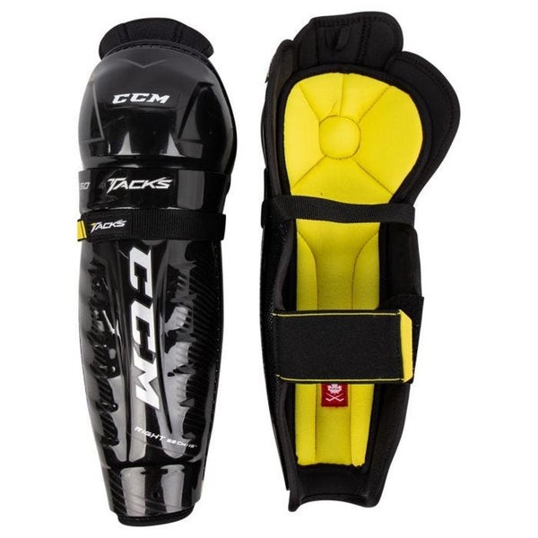Ccm Senior Tacks 9550 Shin Ice Hockey Shin Guards 17"