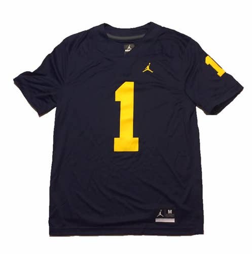 Jordan Michigan Wolverines Football Jersey