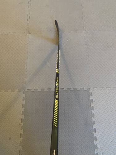 Used Right Handed Mid Pattern Pro Stock Alpha DX Pro Team Hockey Stick