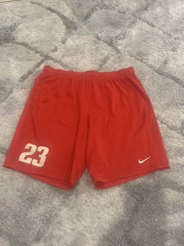 Nike Red  Dri-Fit Shorts