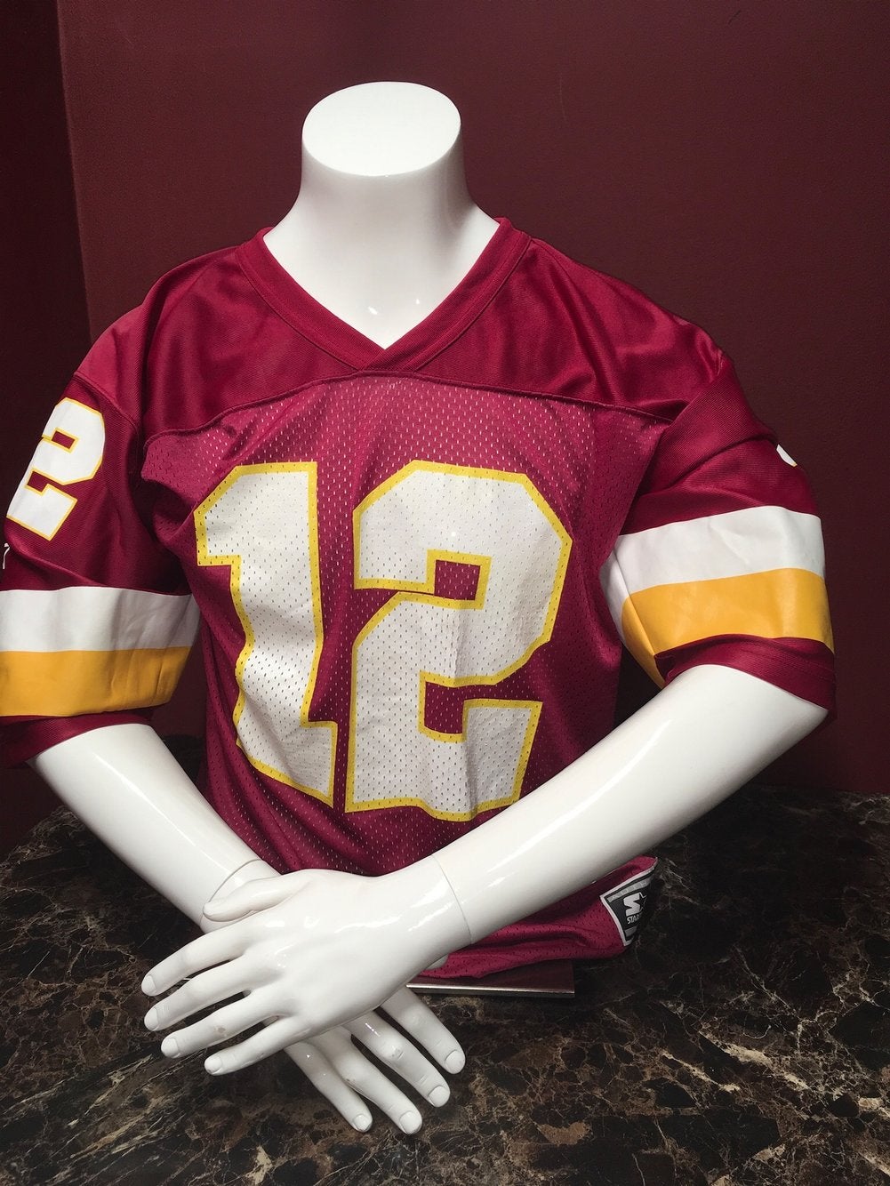 Gus Frerotte #12 Washington Redskins Size 2XL (54) Burgundy Jersey